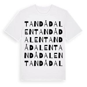 Tandådalen ordlek t-shirt – ekologisk bomull t-shirt från Pinshirt