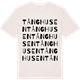 Vintage White t-shirt med Tånghusen ordlek t-shirt