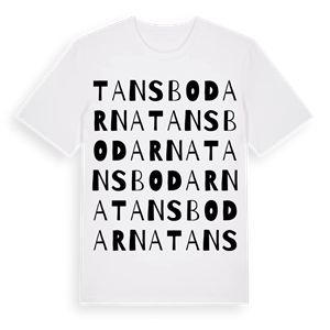 Tansbodarna ordlek t-shirt – ekologisk bomull t-shirt från Pinshirt