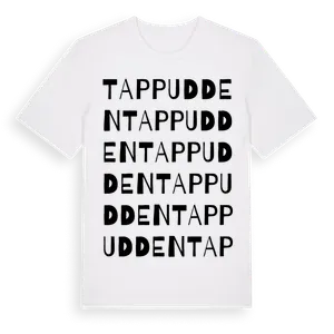 Tappudden ordlek t-shirt – ekologisk bomull t-shirt från Pinshirt