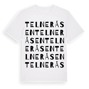 Telneråsen ordlek t-shirt – ekologisk bomull t-shirt från Pinshirt