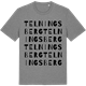Mid Heather Gray t-shirt med Telningsberg ordlek t-shirt