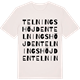 Vintage White t-shirt med Telningshöjden ordlek t-shirt