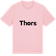 Pink Cotton t-shirt med Thors fetstil t-shirt