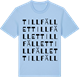 Blue Soul t-shirt med Tillfället ordlek t-shirt
