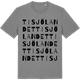 Mid Heather Gray t-shirt med Tisjölandet ordlek t-shirt