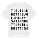 Tisjölandet ordlek t-shirt