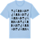 Blue Soul t-shirt med Tjärnan ordlek t-shirt