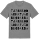 Mid Heather Gray t-shirt med Tjärnbodarna ordlek t-shirt