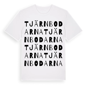 Tjärnbodarna ordlek t-shirt – ekologisk bomull t-shirt från Pinshirt