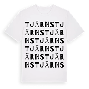 Tjärns ordlek t-shirt – ekologisk bomull t-shirt från Pinshirt