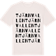 Vintage White t-shirt med Tjärnvallen ordlek t-shirt