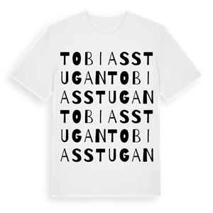 Tobiasstugan ordlek t-shirt – ekologisk bomull t-shirt från Pinshirt