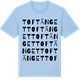 Blue Soul t-shirt med Toftänget ordlek t-shirt