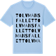 Blue Soul t-shirt med Tolvmansfallet ordlek t-shirt