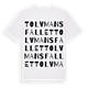 Tolvmansfallet ordlek t-shirt