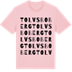 Pink Cotton t-shirt med Tolvsboberg ordlek t-shirt