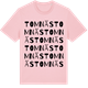 Pink Cotton t-shirt med Tomnäs ordlek t-shirt