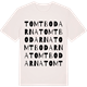 Vintage White t-shirt med Tomtbodarna ordlek t-shirt