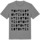 Mid Heather Gray t-shirt med Tomtebo ordlek t-shirt