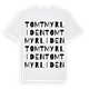 Tomtmyrliden ordlek t-shirt