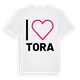 Jag älskar Tora t-shirt stort tryck