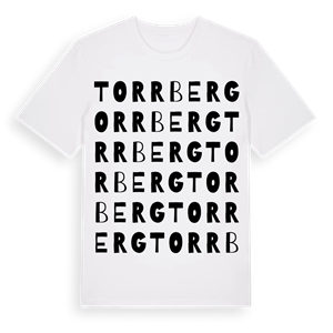 Torrberg ordlek t-shirt – ekologisk bomull t-shirt från Pinshirt