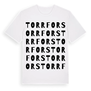 Torrfors ordlek t-shirt – ekologisk bomull t-shirt från Pinshirt