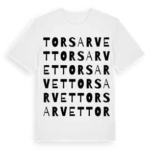 Torsarvet ordlek t-shirt – ekologisk bomull t-shirt från Pinshirt