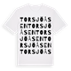 Torsjöåsen ordlek t-shirt