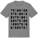 Mid Heather Gray t-shirt med Trädgårds ordlek t-shirt
