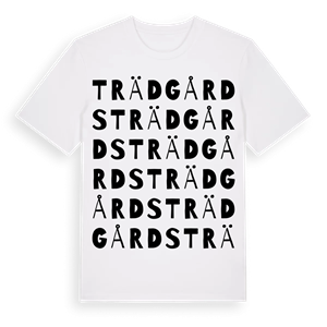 Trädgårds ordlek t-shirt – ekologisk bomull t-shirt från Pinshirt