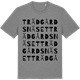 Mid Heather Gray t-shirt med Trädgårdsnäset ordlek t-shirt