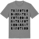 Mid Heather Gray t-shirt med Träfotbodarna ordlek t-shirt