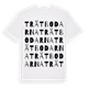 White t-shirt med Trätbodarna ordlek t-shirt