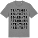 Mid Heather Gray t-shirt med Trätbodarna ordlek t-shirt