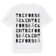 Treforsbäcken ordlek t-shirt