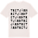 Vintage White t-shirt med Tretjärn ordlek t-shirt