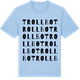 Blue Soul t-shirt med Trollbo ordlek t-shirt