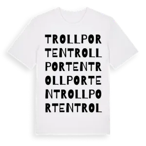 Trollporten ordlek t-shirt – ekologisk bomull t-shirt från Pinshirt