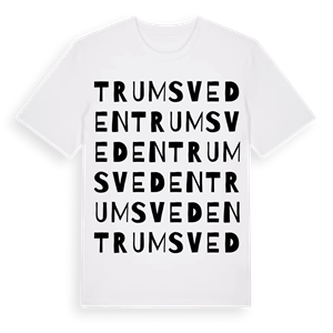 Trumsveden ordlek t-shirt – ekologisk bomull t-shirt från Pinshirt