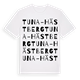 Tuna-Hästberg ordlek t-shirt