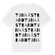 Tunaåstrand ordlek t-shirt