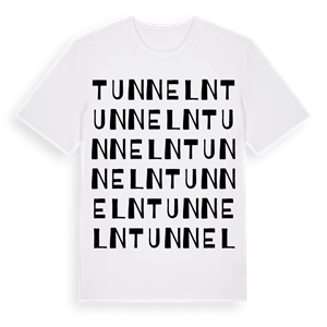Tunneln ordlek t-shirt – ekologisk bomull t-shirt från Pinshirt