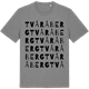 Mid Heather Gray t-shirt med Tvåråberg ordlek t-shirt