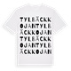 White t-shirt med Tylbäckkojan ordlek t-shirt
