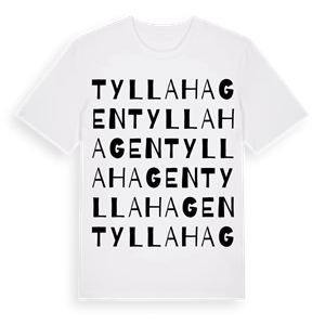 Tyllahagen ordlek t-shirt – ekologisk bomull t-shirt från Pinshirt
