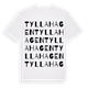 Tyllahagen ordlek t-shirt