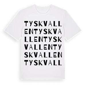 Tyskvallen ordlek t-shirt – ekologisk bomull t-shirt från Pinshirt