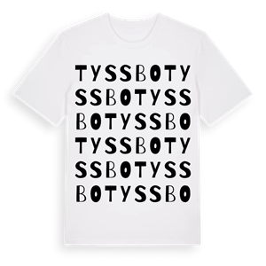Tyssbo ordlek t-shirt – ekologisk bomull t-shirt från Pinshirt